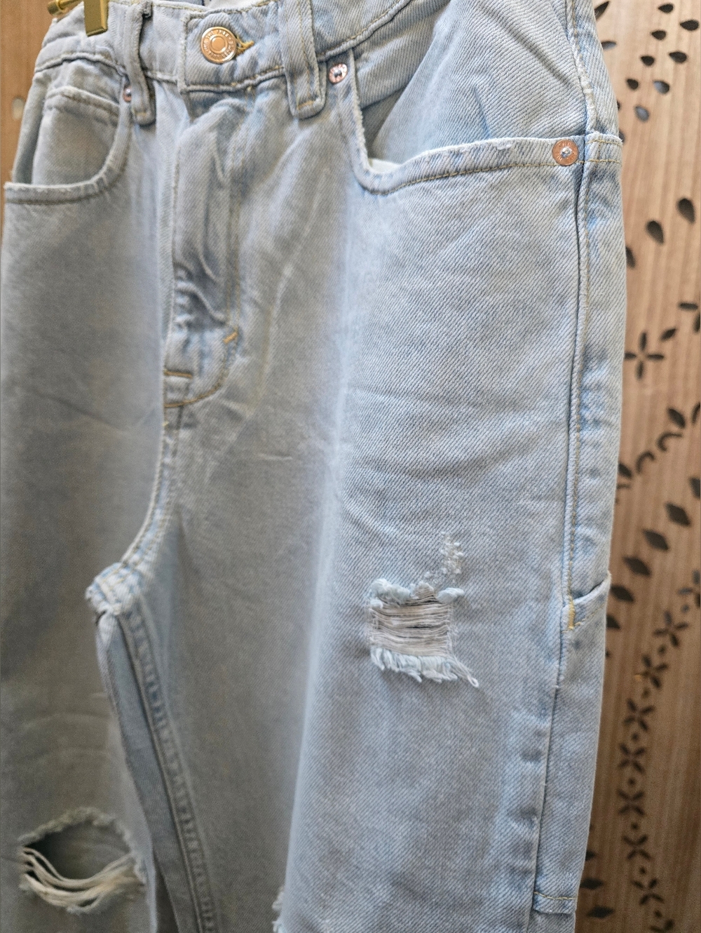NWOT We The Free Tinsley Baggy High Rise Straight Leg Jeans - Picture 11 of 13